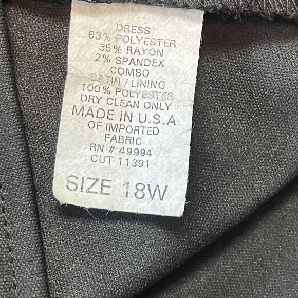 R&M Richards Black Midi Dress with Elegant Design - Picture 13 of 13